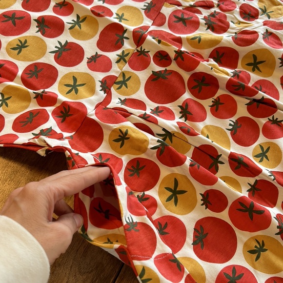 Winter Water Factory Madison Dress-Tomatoes-size 10-NEW - Picture 3 of 5